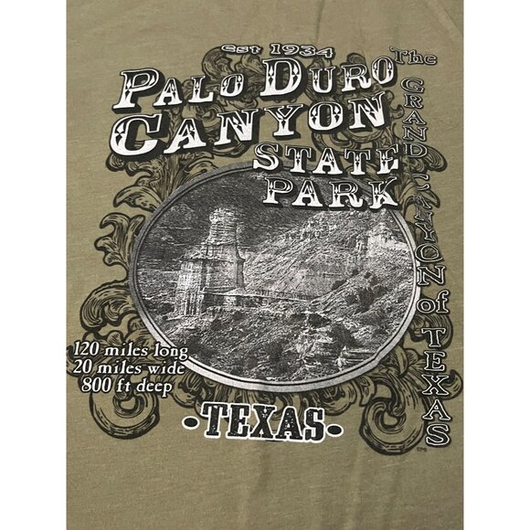 Palo Duro Canyon State Park Graphic T-Shirt XXL Next Level Apparel Cotton - Picture 2 of 3